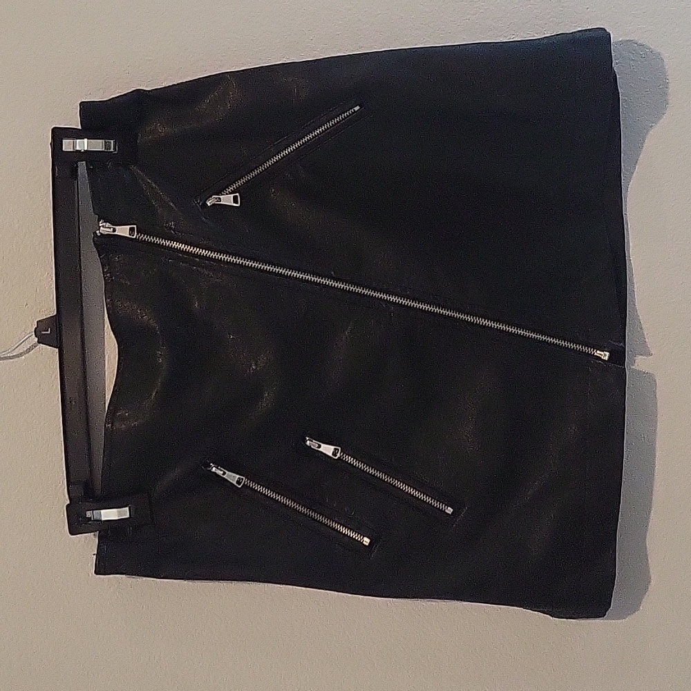 Leather Mini Skirt